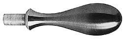 Gibraltar - 1/2" Press Fit Stem, Fixed Handwheel & Machine Handle - Carbon Steel Bulb Shape Handle, 15/16" Long Carbon Steel Stem, 5" OAL - Americas Industrial Supply