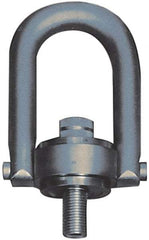 Jergens - 4,000 Lb Load Capacity Safety Engineered Center Pull Hoist Ring - 60 Ft/Lb Torque, 5/8 - 11 Thread, Alloy Steel - Americas Industrial Supply