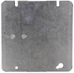 Cooper Crouse-Hinds - Electrical Outlet Box Steel Square Cover - Americas Industrial Supply