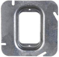 Cooper Crouse-Hinds - Electrical Outlet Box Steel Square Cover - Americas Industrial Supply