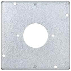 Cooper Crouse-Hinds - Electrical Outlet Box Steel Square Surface Cover - Americas Industrial Supply