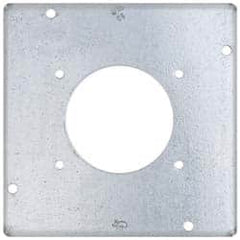 Cooper Crouse-Hinds - Electrical Outlet Box Steel Square Surface Cover - Americas Industrial Supply