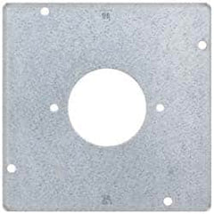 Cooper Crouse-Hinds - Electrical Outlet Box Steel Square Surface Cover - Americas Industrial Supply