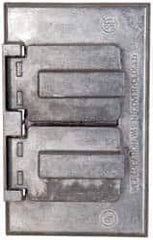 Cooper Crouse-Hinds - Electrical Outlet Box Aluminum Weatherproof Cover - Includes Gasket - Americas Industrial Supply