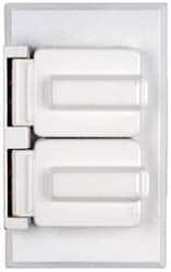 Cooper Crouse-Hinds - Electrical Outlet Box Aluminum Weatherproof Cover - Includes Gasket - Americas Industrial Supply