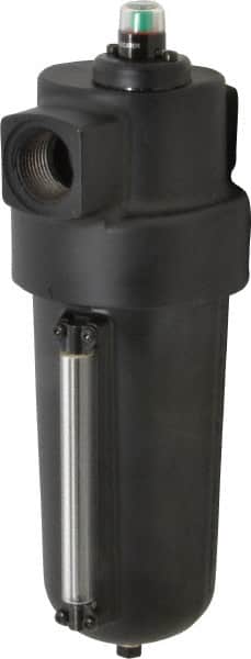 Norgren - 1" Port Coalescing Filter - Aluminum Bowl, Automatic Drain, 250 Max psi, 0.01 Micron Rating, 4-3/4" Wide x 13-1/4" High - Americas Industrial Supply