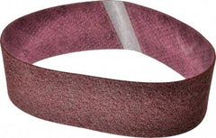 3M - 4" Wide x 36" OAL, Aluminum Oxide Abrasive Belt - Aluminum Oxide, Medium, Nonwoven, Series SC-BS - Americas Industrial Supply