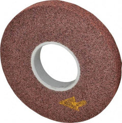 3M - 8" Diam, 1" Face Width, 3" Center Hole, Medium Grade, Aluminum Oxide Deburring Wheel - Convolute, Soft Density 4 Grade, 4,500 RPM - Americas Industrial Supply