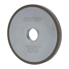Norton - 6" Diam x 1-1/4" Hole x 1/2" Thick, 120 Grit Surface Grinding Wheel - Diamond, Type 1A1, Fine Grade, Resinoid Bond - Americas Industrial Supply