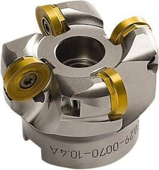 Seco - 2-1/2" Cut Diam, 0.394" Max Depth, 3/4" Arbor Hole, 4 Inserts, RP.. 2006 Insert Style, Indexable Copy Face Mill - 5,800 Max RPM, 2" High, Through Coolant - Americas Industrial Supply