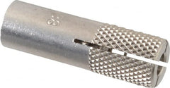 Red Head - 1/2" Diam, 1/2" Drill, 1-1/2" Min Embedment Drop-In Concrete Anchor - 303, 18-8 Stainless Steel, Slotted Drive, 1/2" Thread Length - Americas Industrial Supply
