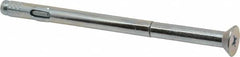 Red Head - 3/8" Diam, 3/8" Drill, 6" OAL, 1-5/8" Min Embedment Sleeve Concrete Anchor - Steel, Zinc-Plated Finish, Flat Head, Phillips Drive - Americas Industrial Supply