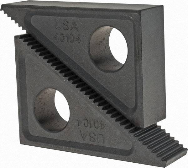 TE-CO - 2 Piece, 2-1/2 to 6" Height Adjustment, Steel Step Block - 1/16" Step Depth, 1/8" Step Elevation, 1" Width, 3-3/4" Base Depth, 2-15/32" Height - Americas Industrial Supply
