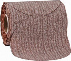 Norton - 3-1/2" Diam, 180 Grit Aluminum Oxide Adhesive PSA Disc - Fine Grade, Natural, B Weighted Backing, Flexible - Americas Industrial Supply