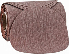 Norton - 3-1/2" Diam, 320 Grit Aluminum Oxide Adhesive PSA Disc - Very Fine Grade, Natural, B Weighted Backing, Flexible - Americas Industrial Supply