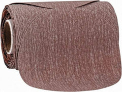 Norton - 3-1/2" Diam, 400 Grit Aluminum Oxide Adhesive PSA Disc - Super Fine Grade, Natural, B Weighted Backing, Flexible - Americas Industrial Supply