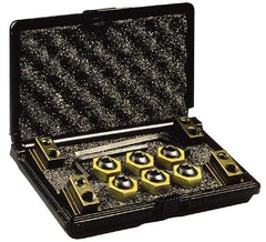 Mitee-Bite - 12 Piece Fixture Clamp T-Slot Kit with 3/4" Step Block, 1/2" T-Slot, 3/8-16 Stud Thread - 1/4" Nut Width - Americas Industrial Supply