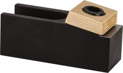 Mitee-Bite - 1-1/2" Wide x 1.62" High, Stepped, U Shaped Strap Clamp - 1.82" Travel, 4.21" OAL, 1.378" Tapered Height, 1.82" Slot Length - Americas Industrial Supply