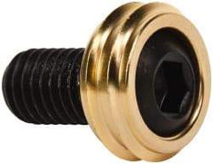 Mitee-Bite - 1/2-13 Screw, 3/8" Clamp Height, 1" Clamp Width, Knife Edge Clamps - 0.9" Extension Length, 4,000 Lb Holding Force, Steel, 8 Clamps - Americas Industrial Supply