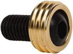 Mitee-Bite - 5/8-11 Screw, 1/2" Clamp Height, 1.187" Clamp Width, Knife Edge Clamps - 1-1/8" Extension Length, 6,000 Lb Holding Force, Steel, 4 Clamps - Americas Industrial Supply