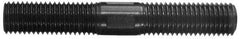 Gibraltar - 3/4-10 18" OAL Equal Double Threaded Stud - Alloy Steel, Black Oxide Finish, 2" Equal Thread Length - Americas Industrial Supply