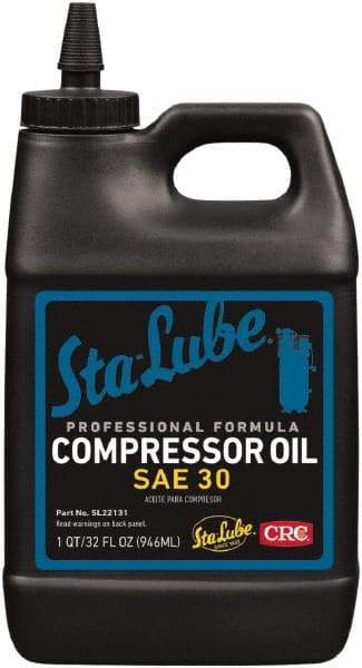 CRC - Bottle, ISO 100, SAE 30W, Air Compressor Oil - Americas Industrial Supply