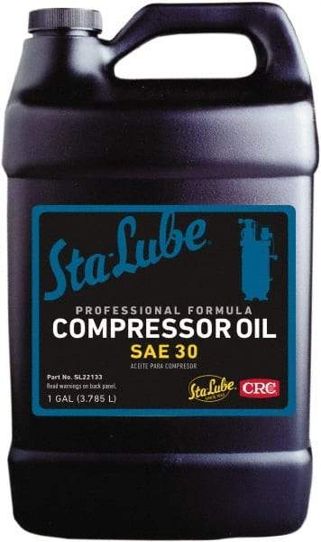 CRC - 1 Gal Bottle, ISO 100, SAE 30W, Air Compressor Oil - Americas Industrial Supply