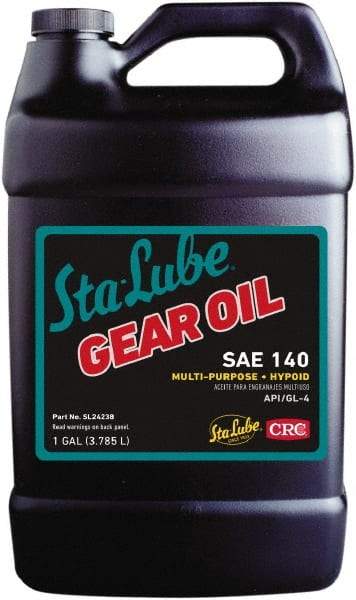 CRC - 1 Gal Bottle, Mineral Gear Oil - 27.5 St Viscosity at 100°C, ISO 460 - Americas Industrial Supply