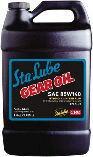 CRC - 1 Gal Bottle, Mineral Gear Oil - 27 St Viscosity at 100°C, ISO 460 - Americas Industrial Supply