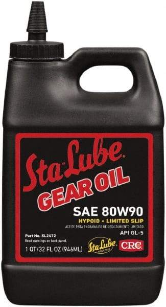 CRC - Bottle, Mineral Gear Oil - 14 St Viscosity at 100°C, ISO 150 - Americas Industrial Supply