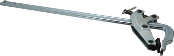 Bessey - 4" Throat Depth, 24" Max Capacity, Spreader Sliding Arm Clamp - 1,775 Lb Clamping Pressure, 0.7" Spindle Diam - Americas Industrial Supply