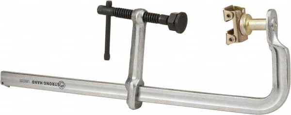 Strong Hand Tools - 5-1/2" Deep Throat, 20-1/2" Max Capacity, 4 in 1 Sliding Arm Clamp - 2,400 Lb Clamping Pressure, 20mm Spindle Diam - Americas Industrial Supply