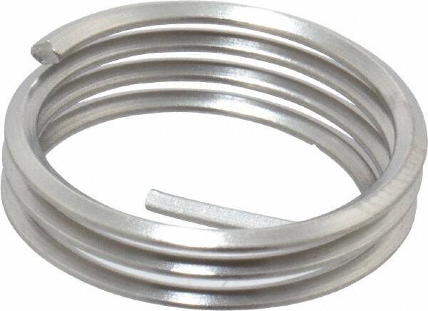 Heli-Coil - M14x1.25 Metric Fine, 3/8" OAL, Free Running Helical Insert - Tanged, Stainless Steel - Americas Industrial Supply