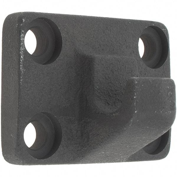De-Sta-Co - 1 Lb Capacity, 0.41" Mounting Hole, Steel Clamp Latch Plate & Hook Assembly - 3.13" Base Length x 2.26" Base Width - Americas Industrial Supply