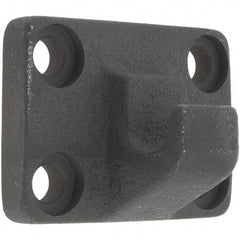 De-Sta-Co - 1 Lb Capacity, 0.41" Mounting Hole, Steel Clamp Latch Plate & Hook Assembly - 3.13" Base Length x 2.26" Base Width - Americas Industrial Supply