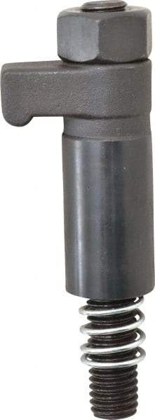 Gibraltar - 1/2-13 Thread, 0.874" Body Diam, 2-1/4" Body Length, Stud & Nut Hook Clamp Assembly - 19/32" Height of Clamp Face, 9/16" Width of Clamp Face, Black Oxide Coating, Carbon Alloy Steel - Americas Industrial Supply