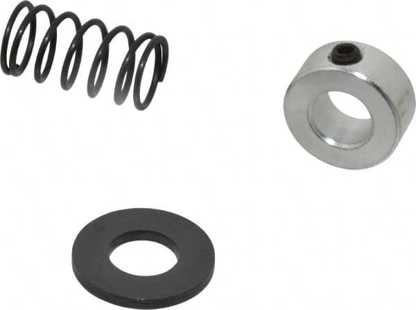TE-CO - 1/2" Size, Black Oxide Coated Washer Clamp Support - Includes Shaft Collar, Spring & Washer - Americas Industrial Supply