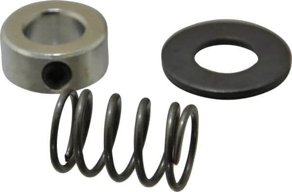 TE-CO - 5/8" Size, Black Oxide Coated Washer Clamp Support - Includes Shaft Collar, Spring & Washer - Americas Industrial Supply
