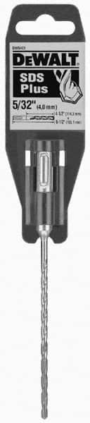 DeWALT - 5/16" Diam, SDS-Plus Shank, Carbide-Tipped Rotary & Hammer Drill Bit - Americas Industrial Supply