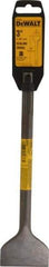 DeWALT - 3" Head Width, 12" OAL, 1" Shank Diam, Scaling Chisel - SDS Max Drive, SDS Max Shank, Steel - Americas Industrial Supply