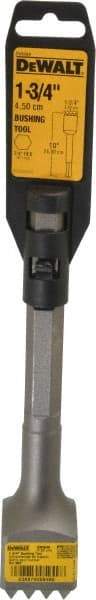 DeWALT - 1-3/4" Head Width, 10" OAL, 1" Shank Diam, Bushing Tool Chisel - Hex Shank, Steel - Americas Industrial Supply