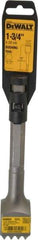 DeWALT - 1-3/4" Head Width, 10" OAL, 1" Shank Diam, Bushing Tool Chisel - Hex Shank, Steel - Americas Industrial Supply