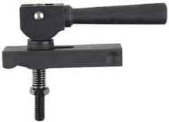 Value Collection - 5/16-18 Tap Size, Steel Strap Clamp Assembly - Center Cam, 0.333" Strap Thickness, 13/16" Travel, 3-1/4" Strap Len, 1-1/4" Strap Width - Americas Industrial Supply