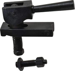 Value Collection - 1/2-13 Tap Size, Steel Strap Clamp Assembly - Center Cam, 5/8" Strap Thickness, 1" Travel, 4" Strap Len, 1-1/4" Strap Width - Americas Industrial Supply