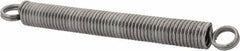 Made in USA - 1/4" OD, 5.8 Lb Max Load, 3-9/16" Max Ext Len, 0.035" Wire Diam Extension Spring - 3.86 Lb/In Rating - Americas Industrial Supply