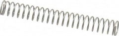Made in USA - 1/4" OD, 0.022" Wire, Compression Spring - 1.81 Lb Spring Rating - Americas Industrial Supply