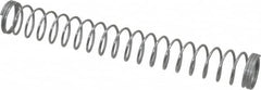 Made in USA - 7/32" OD, 0.015" Wire, Compression Spring - 0.45 Lb Spring Rating - Americas Industrial Supply