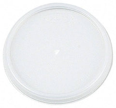 DART - Dart Lids for 12 oz Hot/Cold Foam Cups, Vented - White - Americas Industrial Supply