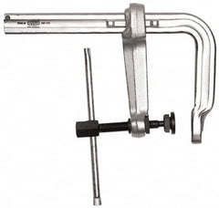 Bessey - 8" Deep Throat, 12" Max Capacity, Standard Sliding Arm Clamp - 7,770 Lb Clamping Pressure, 0.925" Spindle Diam - Americas Industrial Supply