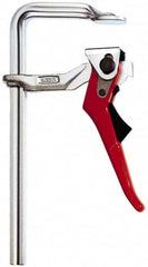Bessey - 5-1/2" Deep Throat, 10" Max Capacity, Standard Sliding Arm Clamp - 1,800 Lb Clamping Pressure - Americas Industrial Supply